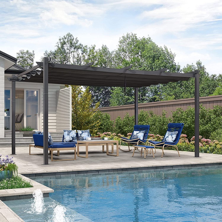 Pergola by the pool