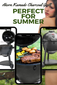 Pinterest Pin for Budget Kamado Grill