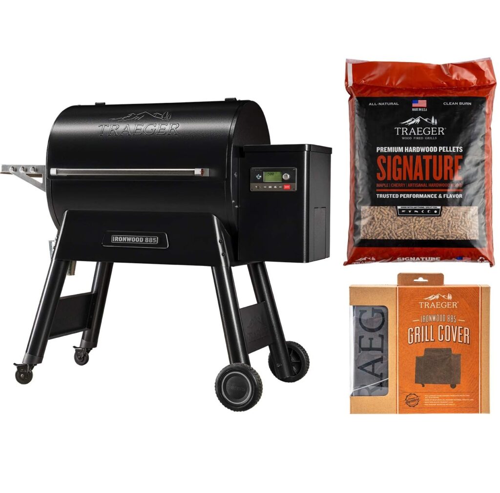 The Grill Master's Choice Traeger Grills Ironwood 885 Wood Pellet Grill and Smoker